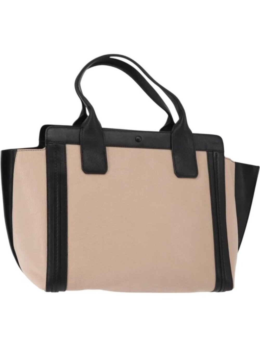 Chloe Alison Tote Bag Leather Pink Black
